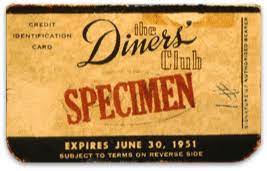 Diner Card from 1950s