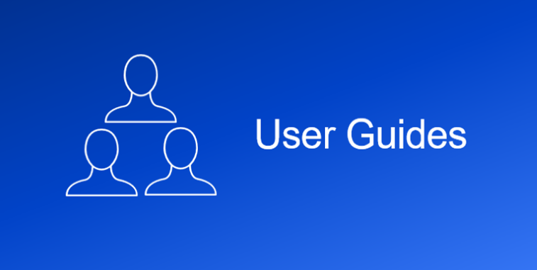 user guide with icon